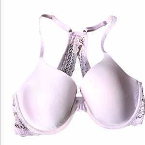 Victorias Secret size 32D rose pink padded bra